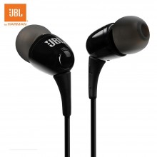 JBL 耳机 手机电脑语音通用入耳式通话耳机 重低音耳塞式HIFI耳机 线控耳机 T100A-