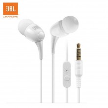 JBL 耳机 手机电脑语音通用入耳式通话耳机 重低音耳塞式HIFI耳机 线控耳机 T100A-