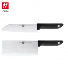 双立人 刀具两件套 银点套刀 多用刀具 厨房刀套装