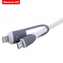 纽曼（Newmine）数据线 充电线 苹果安卓二合一充电线 XAP3