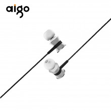 爱国者（aigo）耳机A680 圈铁入耳式耳机 带麦线控 双系统智能线控苹果安卓通用（黑）