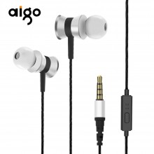 爱国者（aigo）耳机A680 圈铁入耳式耳机 带麦线控 双系统智能线控苹果安卓通用（黑）