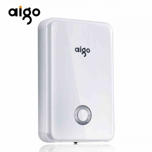 爱国者（aigo）移动电源K10(白色) 迷你 手机平板通用 充电宝10000mAh
