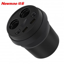 纽曼（Newmine）NM-SC01车载充电器多功能车充杯双USB点烟器